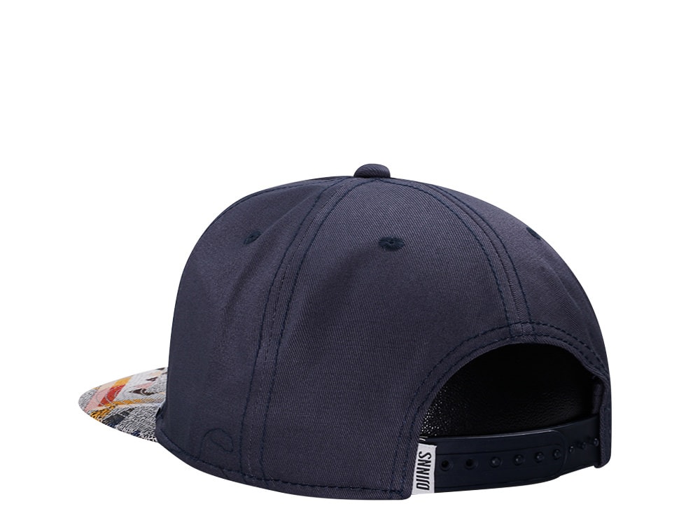 Djinns Aztek Navy Snapback Cap