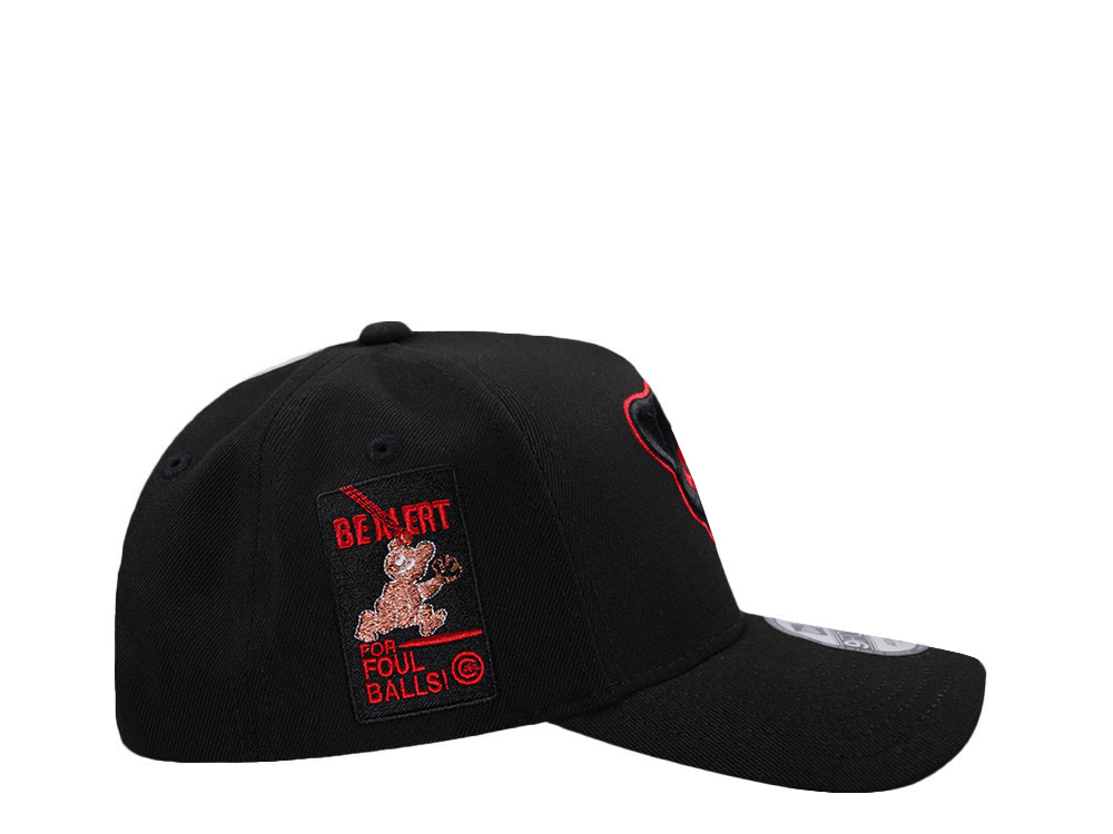 New Era Chicago Cubs Be Alert Metallic Black Prime Edition 9Forty A Frame Snapback Cap