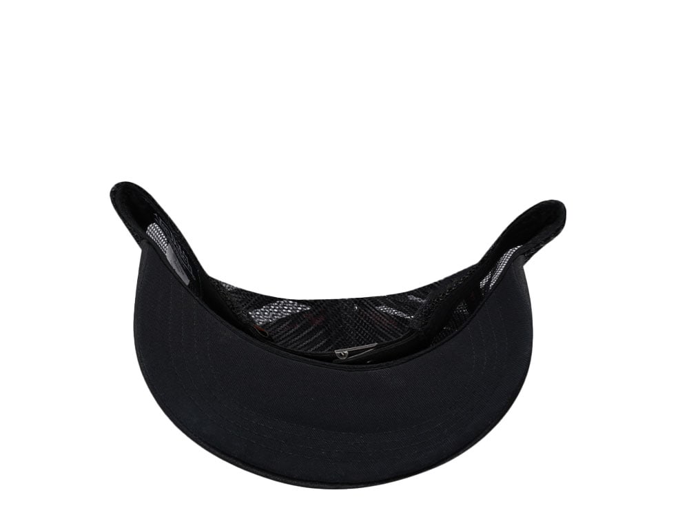 Von Dutch Screen Print Black Trucker Edition Strapback Cap