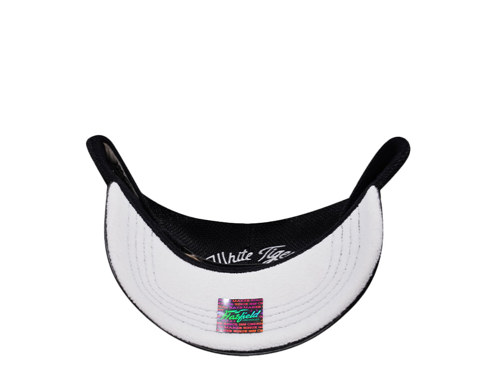 Hatfield White Tiger Black White Trucker Snapback Cap