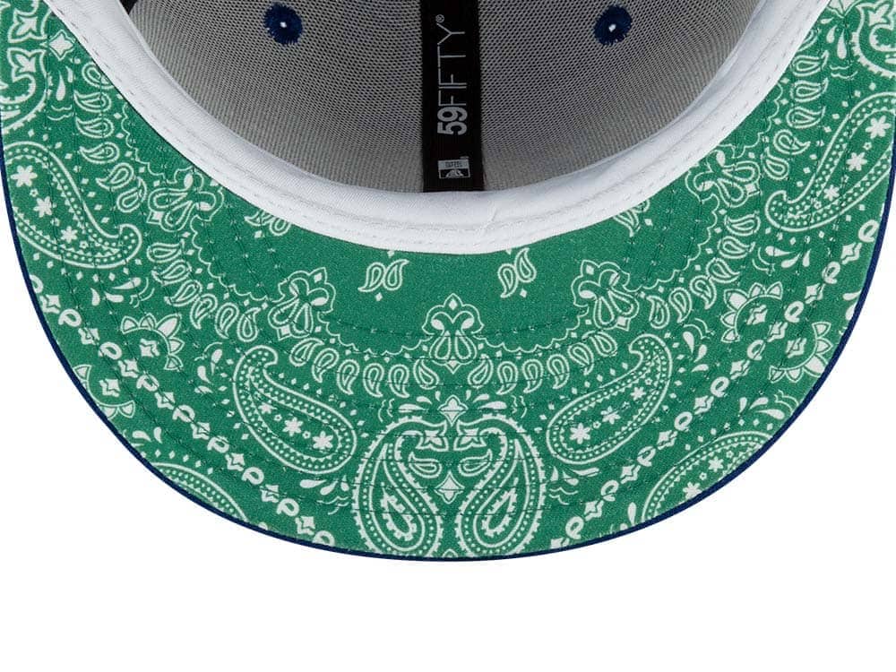 New Era Chicago Cubs World Series 2016 Green Paisley 59Fifty Fitted Cap