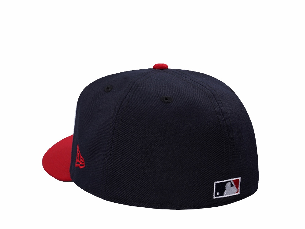 New Era Atlanta Braves World Series 1995 Navy Two Tone Edition Pre Curved 59Fifty Fitted Cap