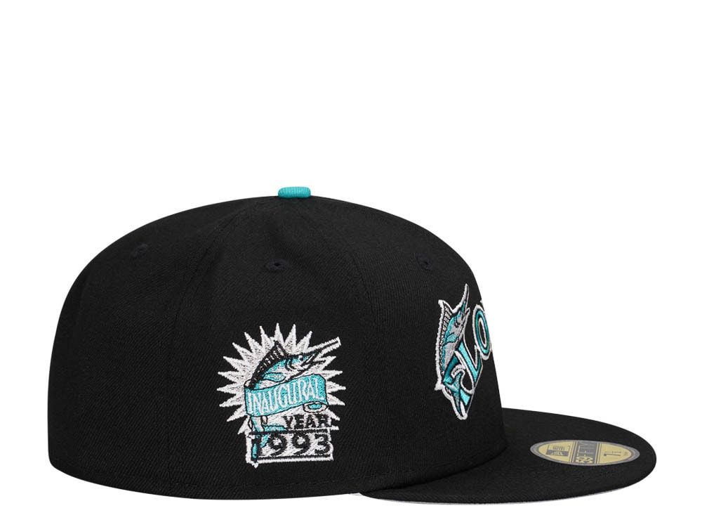 New Era Florida Marlins Inaugural Year 1993 Black Prime Edition 59Fifty Fitted Cap