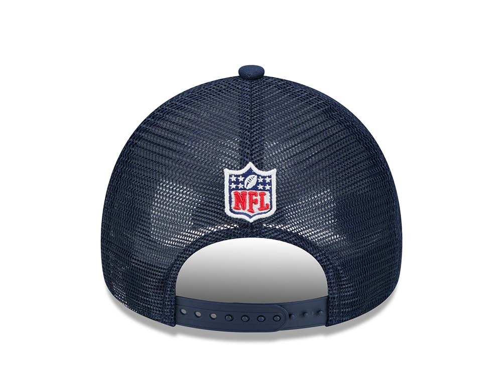 New Era New York Giants Sideline 2024 9Forty A Frame Trucker Snapback Cap