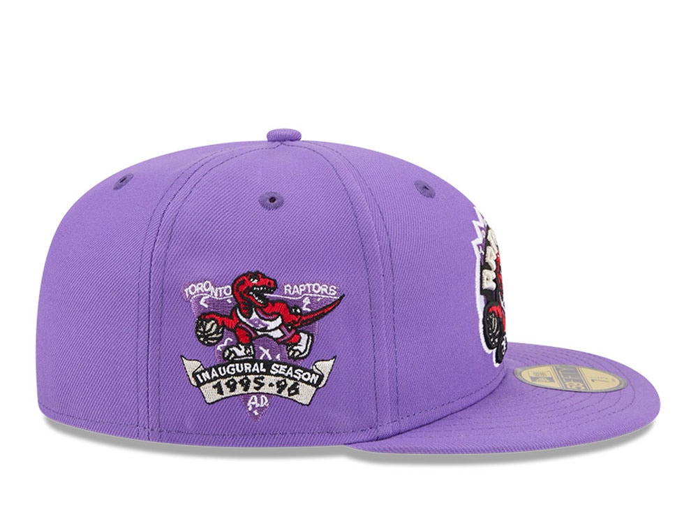 New Era Toronto Raptors HWC Inaugural Season Purple 59Fifty Fitted Cap