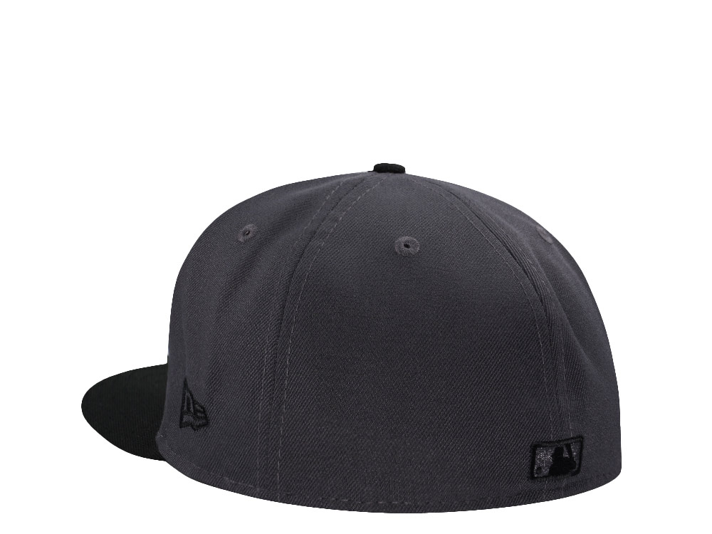 New Era Chicago Cubs Metallic Dark Graphite Two Tone Edition 59Fifty Fitted Cap