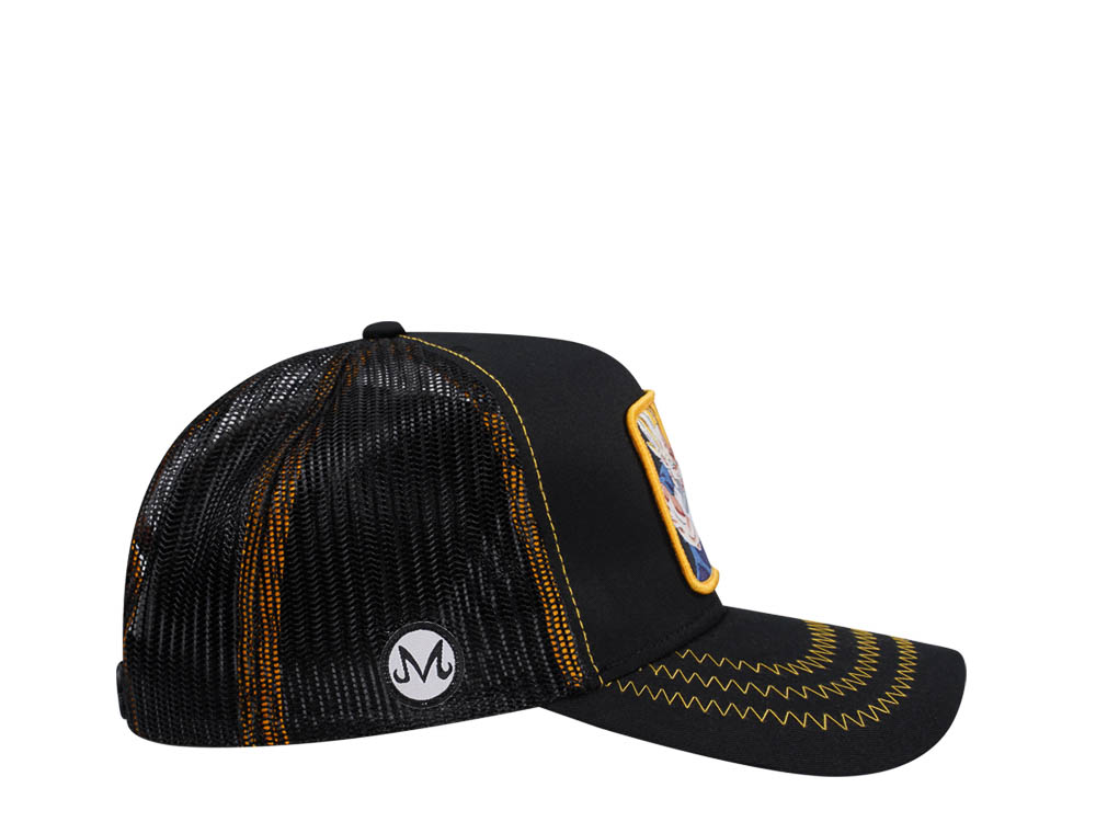 Capslab Dragon Ball Z Majin Vegeta Black Trucker Snapback Cap