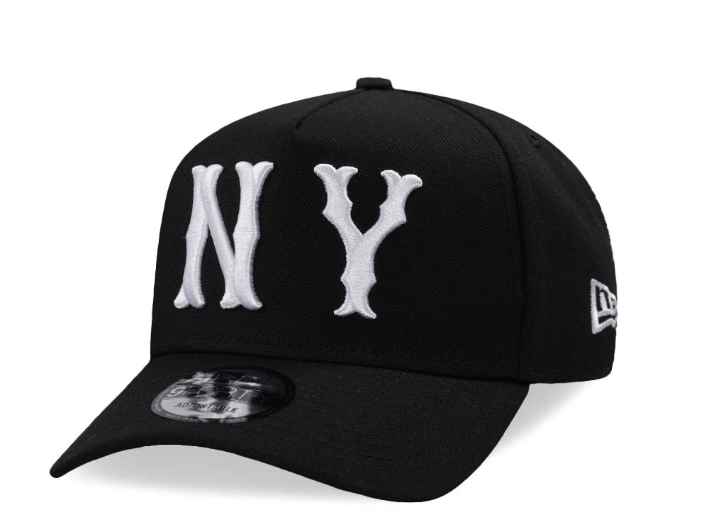 New Era New York Yankees Black Edition 9Forty A Frame Snapback Cap