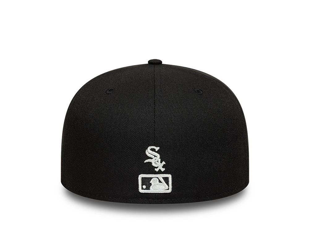 New Era Chicago White Sox Faux Pearl Black Prime Edition 59Fifty Fitted Cap