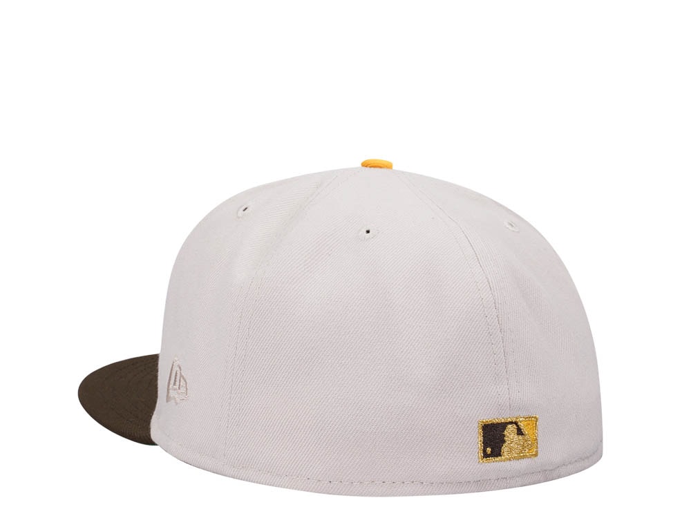 New Era San Diego Padres 40th Anniversary Stone Gold Two Tone Edition 59Fifty Fitted Cap
