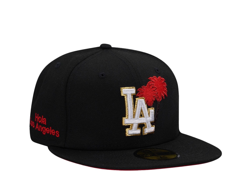 New Era 59FIFTY MLB Los Angeles Dodgers Red Basic Fitted Hat Red / 8 New Era 59FIFTY MLB Los Angeles Dodgers Red Basic Fitted Hat Red / 8