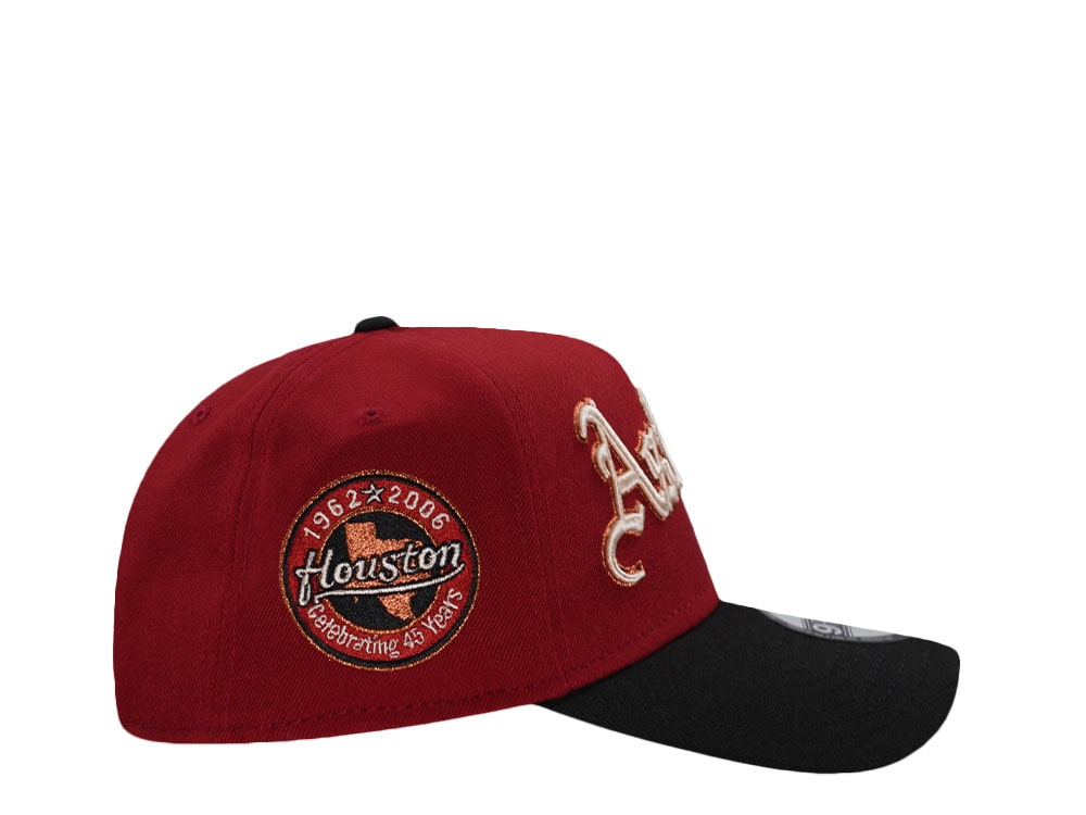 New Era Houston Astros 45th Anniversary Red Two Tone Edition 9Forty A Frame Snapback Cap