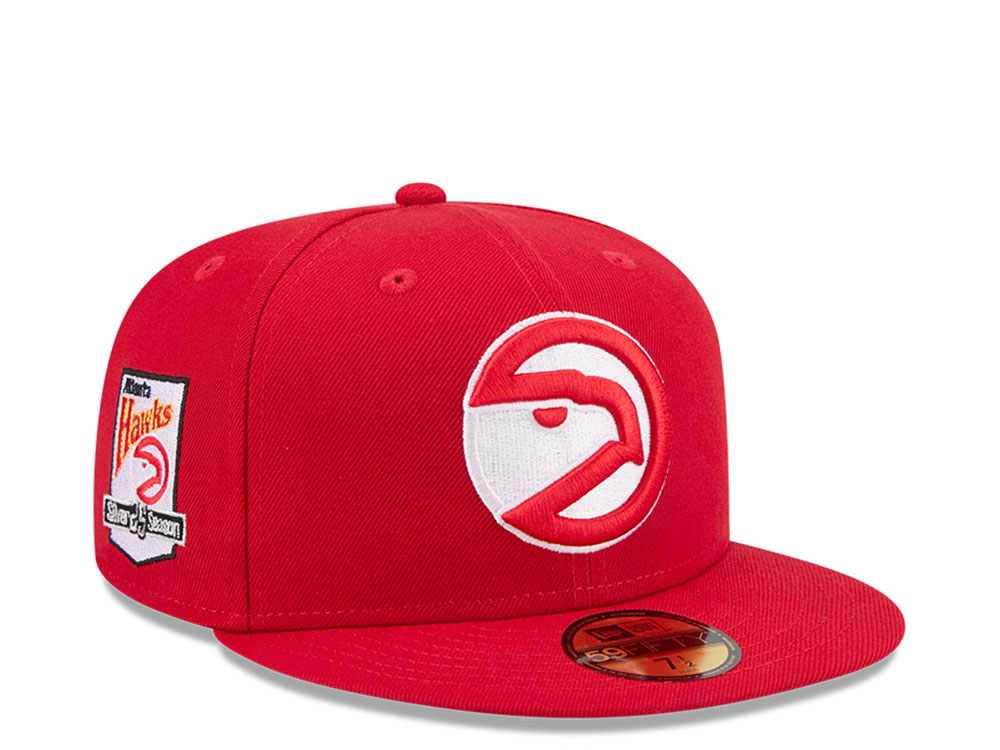 New Era Atlanta Hawks HWC 25th Anniversary Red 59Fifty Fitted Cap