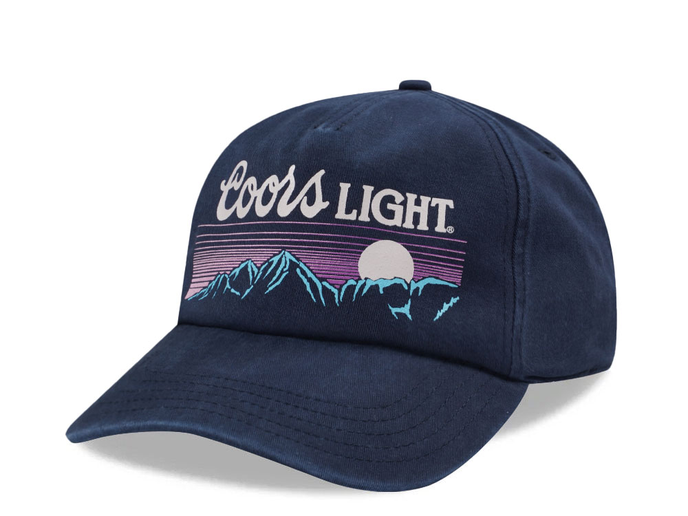 American Needle Coors Light Walker Navy Snapback Cap