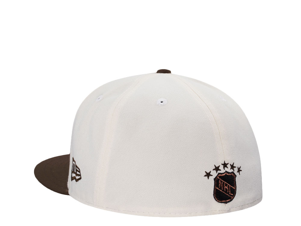New Era Boston Bruins 75th Anniversary Chrome Two Tone Edition 59Fifty Fitted Cap