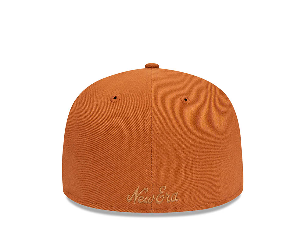 New Era 100th Anniversary Brown 59Fifty Fitted Cap | TOPPERZSTORE