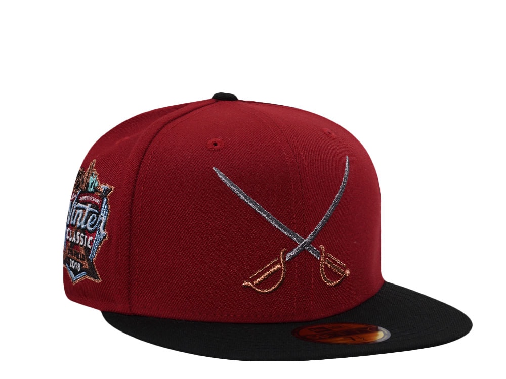 New Era Buffalo Sabres Winter Classic 2018 Scarlet Two Tone Edition 59Fifty Fitted Cap