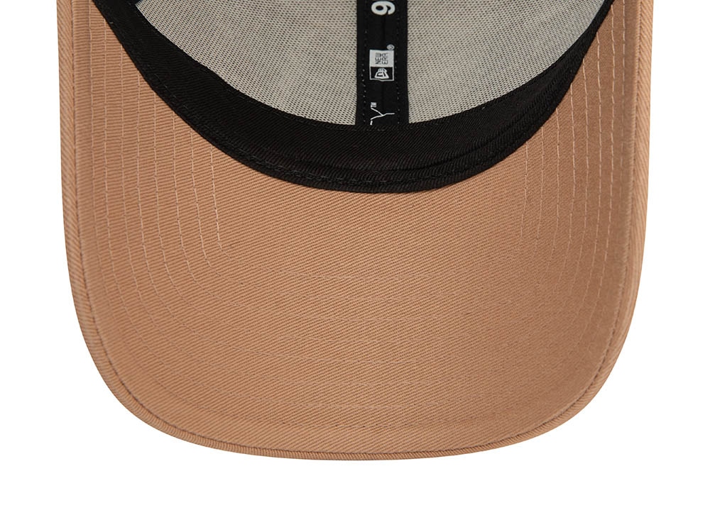 New Era Logo Beige 9Forty Strapback Cap