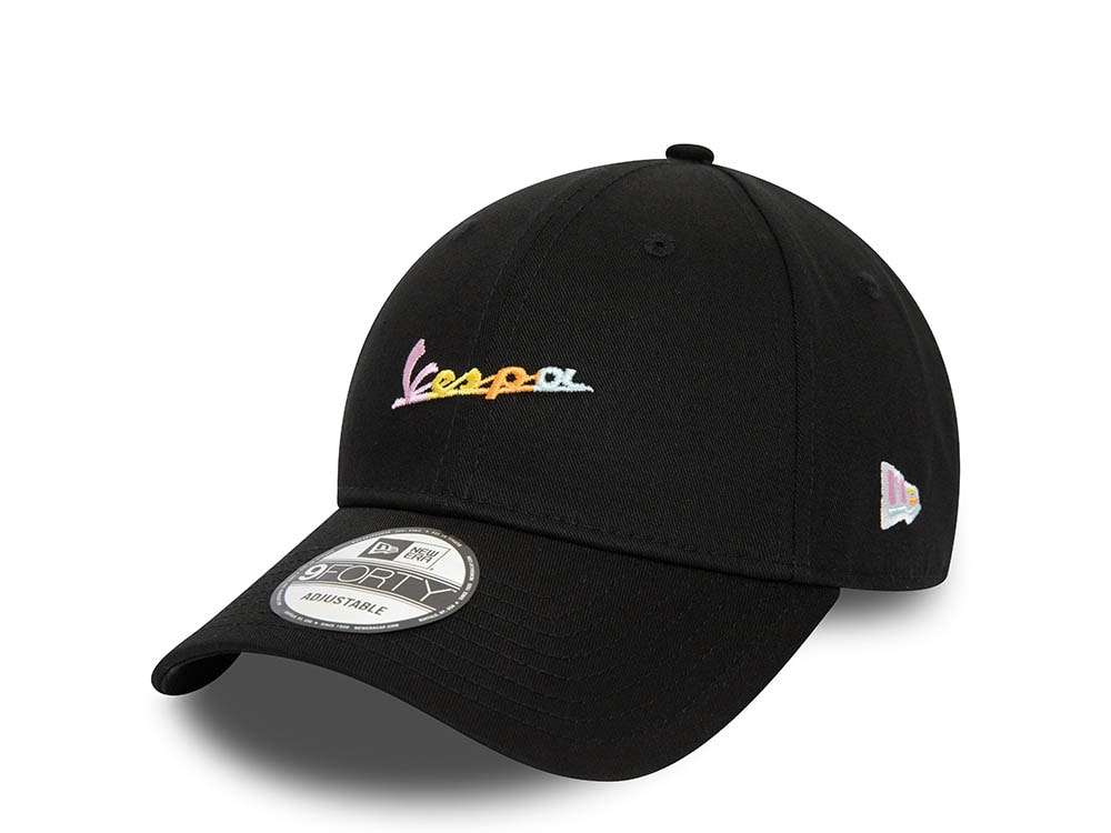 New Era 9Forty Vespa Cap – Verstellbare Strapback Mütze Mit Multi Color Logo, One Size