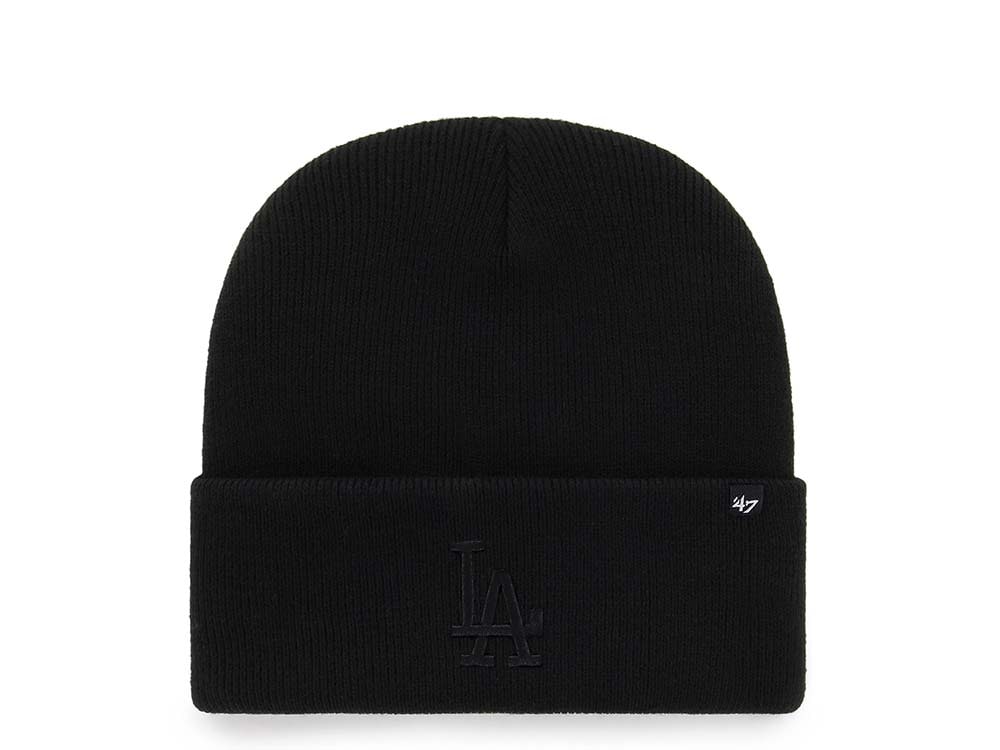 47 Brand Los Angeles Dodgers All Black Edition Cuff Knit