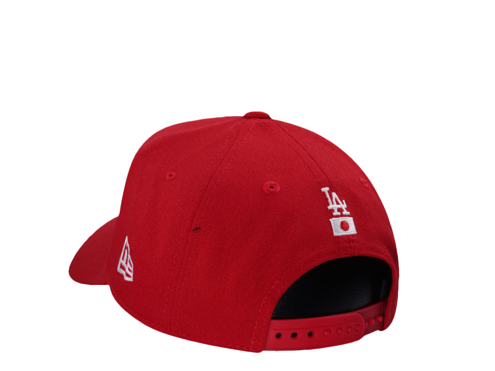 New Era Los Angeles Dodgers Kanji 50 50 Season Ohtani Red Prime Edition 9Forty A Frame Snapback Cap