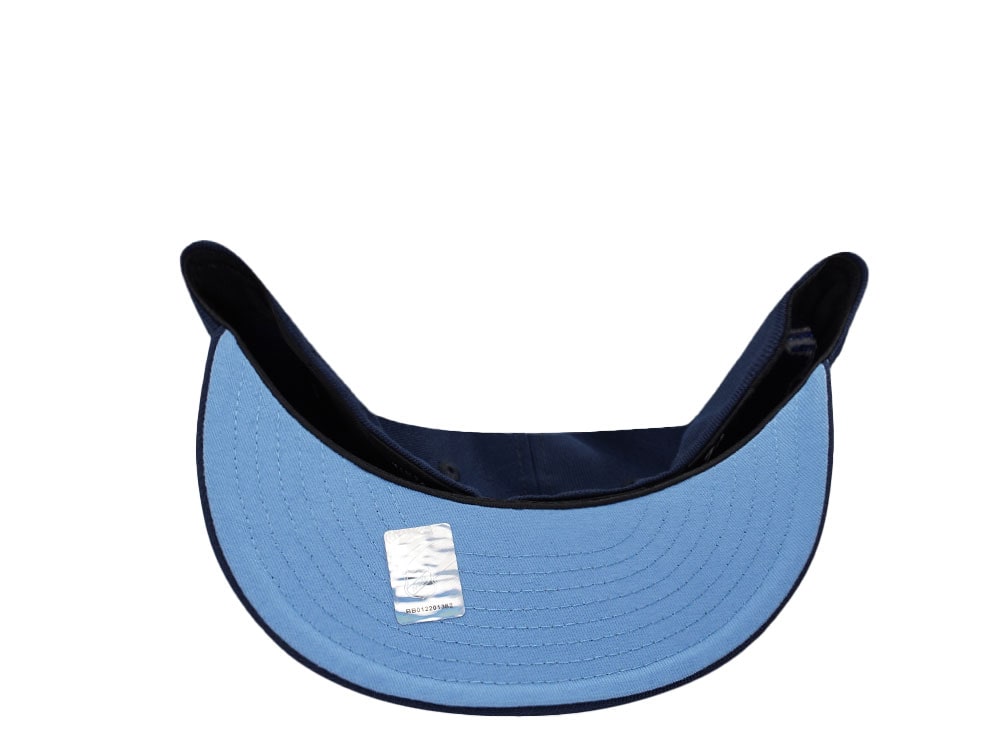 New Era Minnesota North Stars 25th Anniversary Ocean Blue Prime Edition 59Fifty Fitted Cap