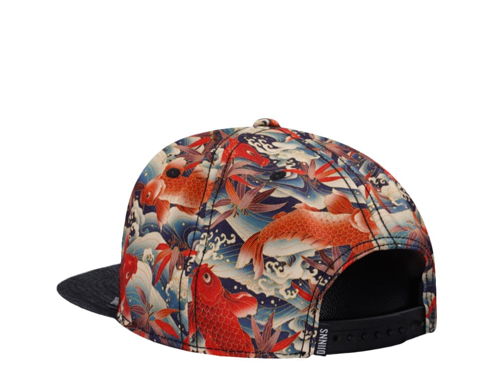 Djinns Koi Linen 6 Panel Snapback Cap