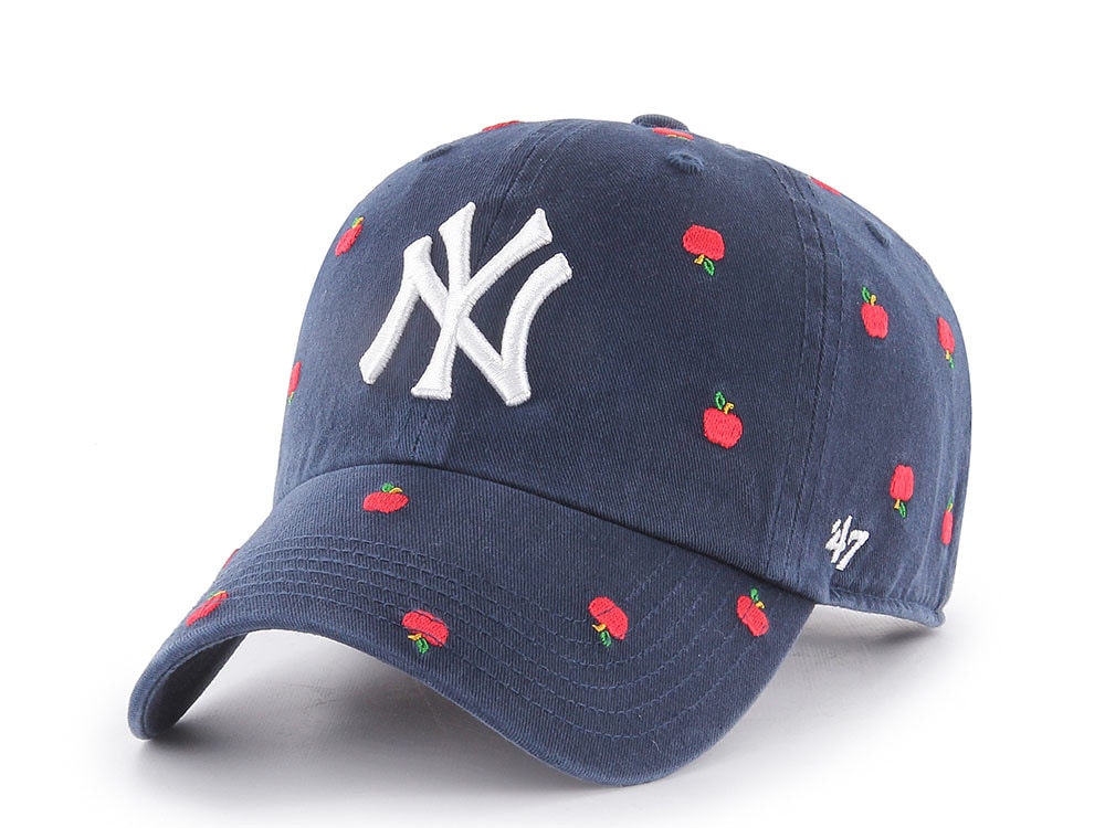 47Brand New York Yankees Navy Confetti Edition Clean Up Strapback Cap