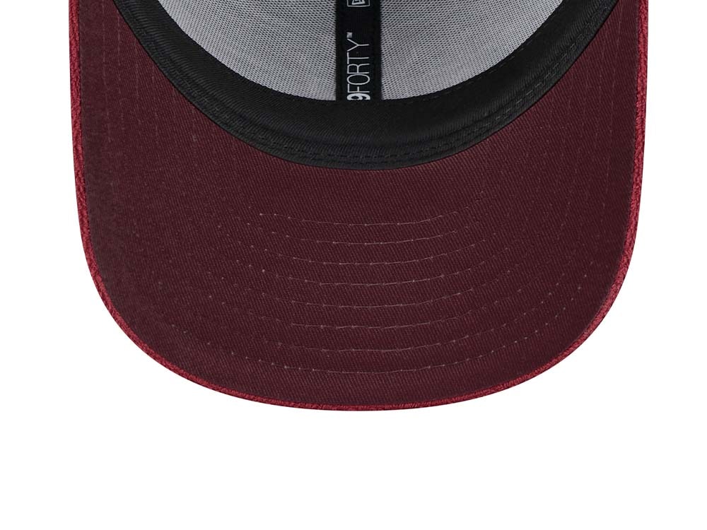 New Era New York Yankees Towelling Maroon 9Forty Strapback Cap