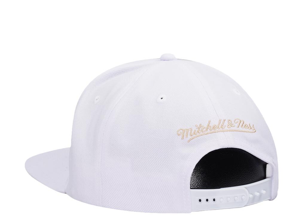 Mitchell & Ness San Antonio Spurs 40th Anniversary Winter White Hardwood Classic Snapback Cap