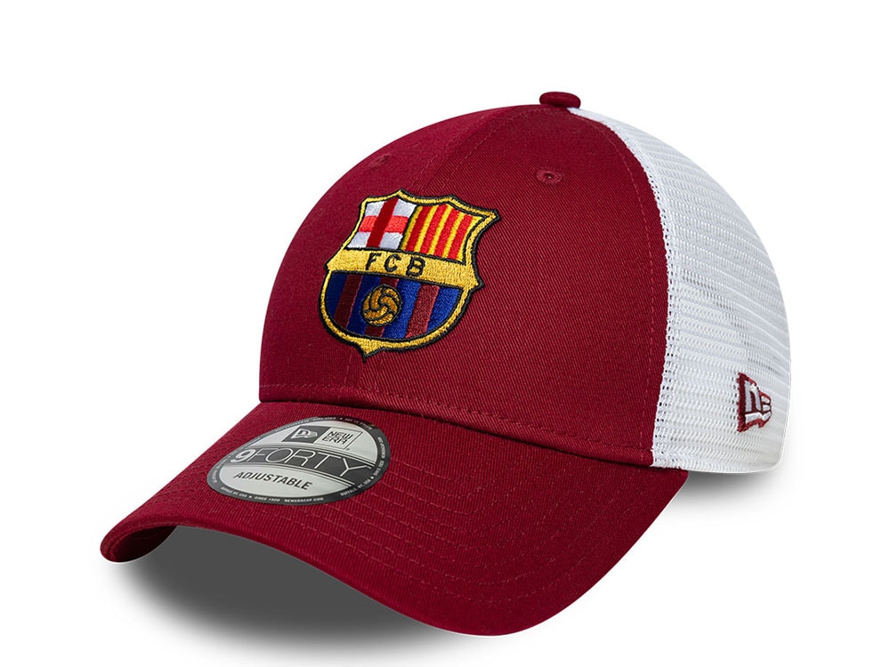 New Era Barcelona Fc The League 9Forty Trucker Strapback Cap