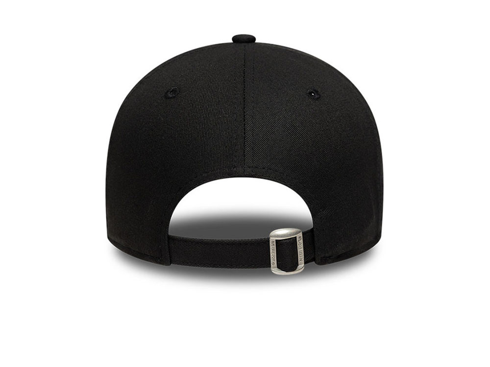 New Era Atlanta Braves Faux Pony Infill Black 9Forty Strapback Cap