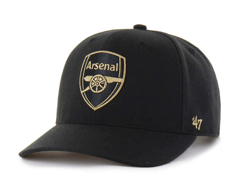 47 Brand Arsenal FC Sure Shot Black MVP DP Snapback Cap
