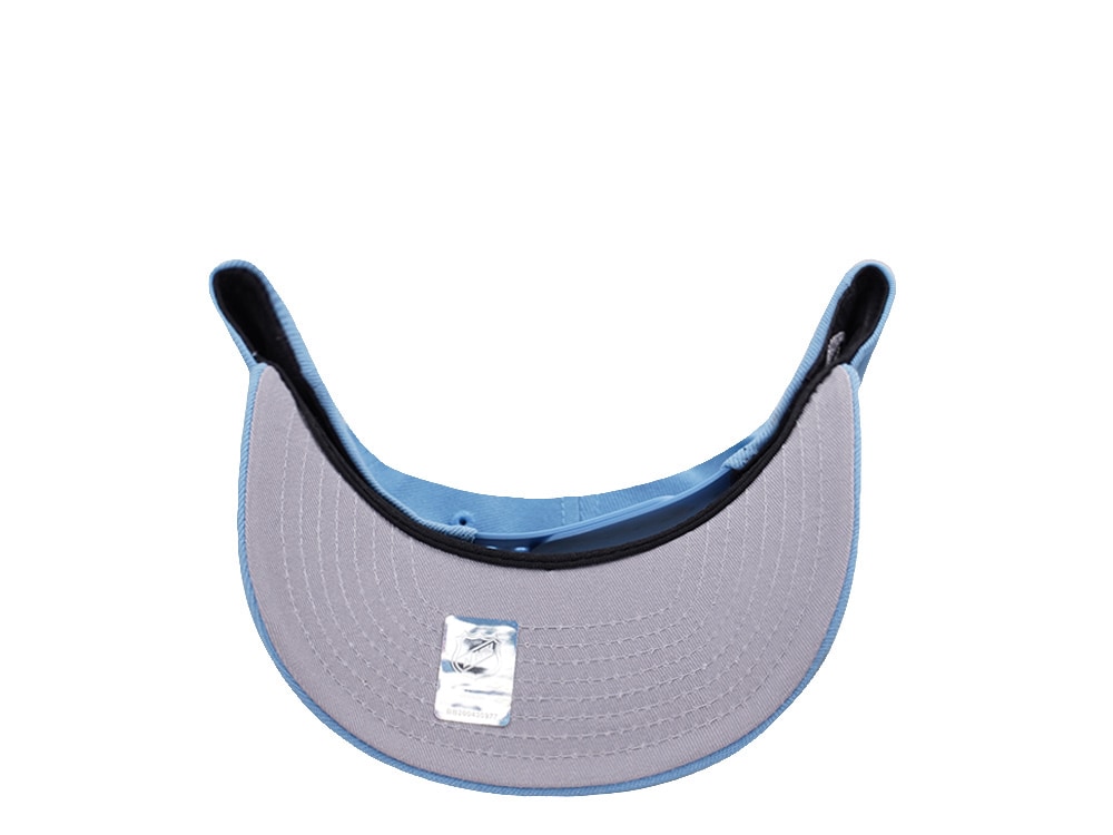 New Era Utah Mammoth Inaugural Season Sky Blue Prime Edition 9Fifty A Frame Snapback Cap