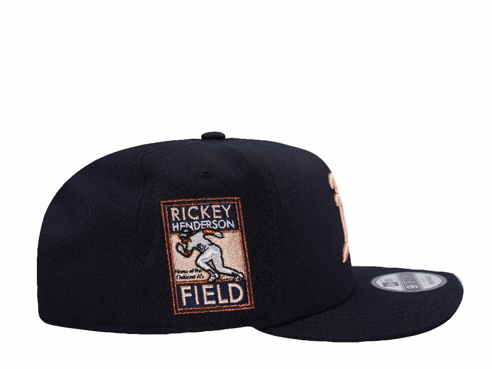 New Era Oakland Athletics Rickey Henderson Navy Prime Edition 9Fifty A Frame Snapback Cap