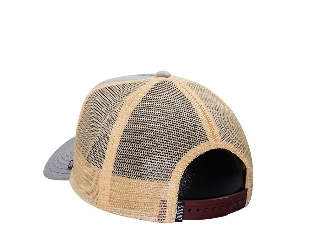 Djinns Lazy Sunday Coffee Club Gray Trucker Snapback Cap