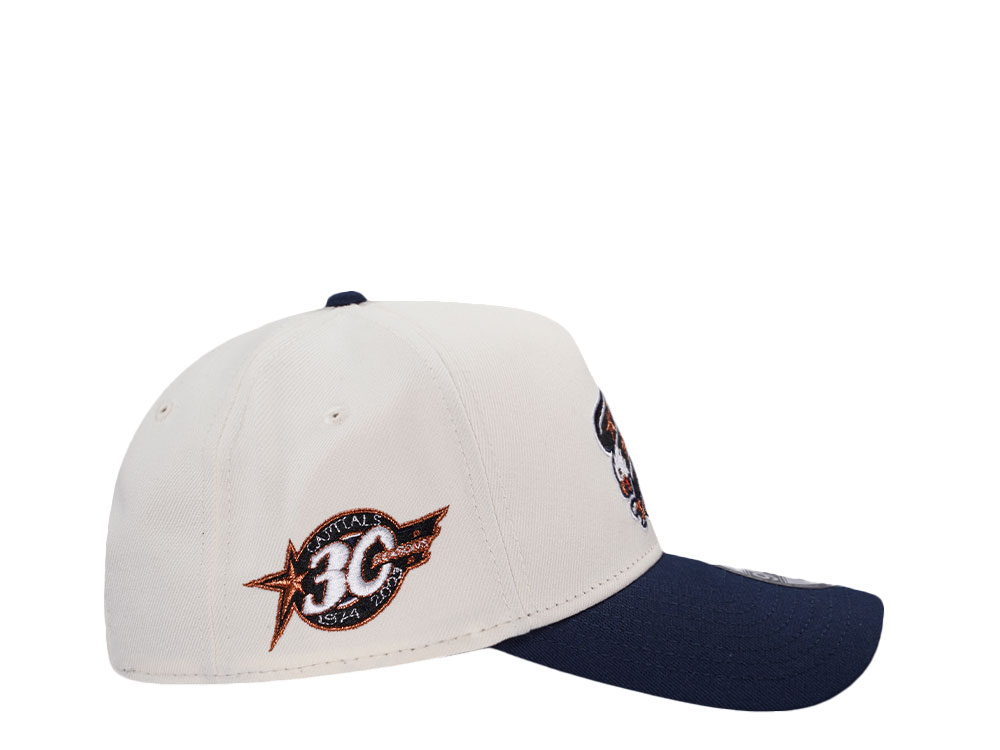 New Era Washington Capitals 30th Anniversary Chrome Two Tone Edition 9Forty A Frame Snapback Cap