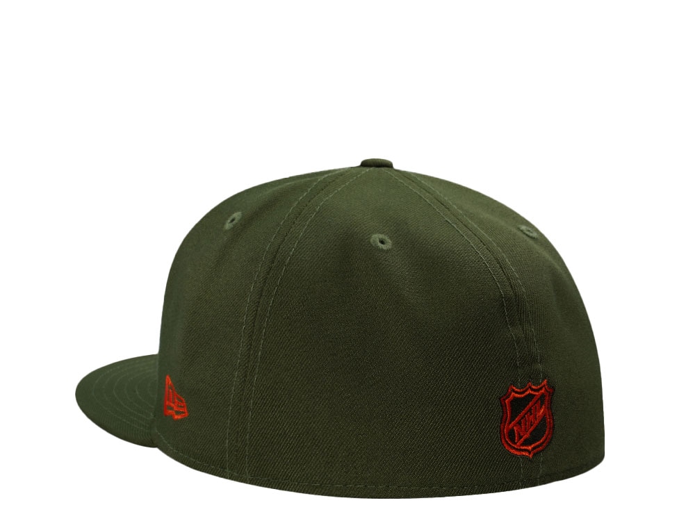 New Era Toronto Maple Leafs All Star Game 2024 Olive Edition 59Fifty Fitted Cap