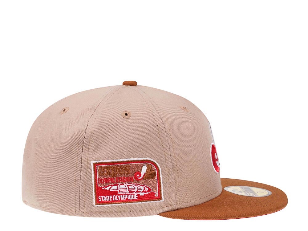 New Era Montreal Expos Olympic Stadium Patch Two Tone Prime Edition 59Fifty Fitted Cap