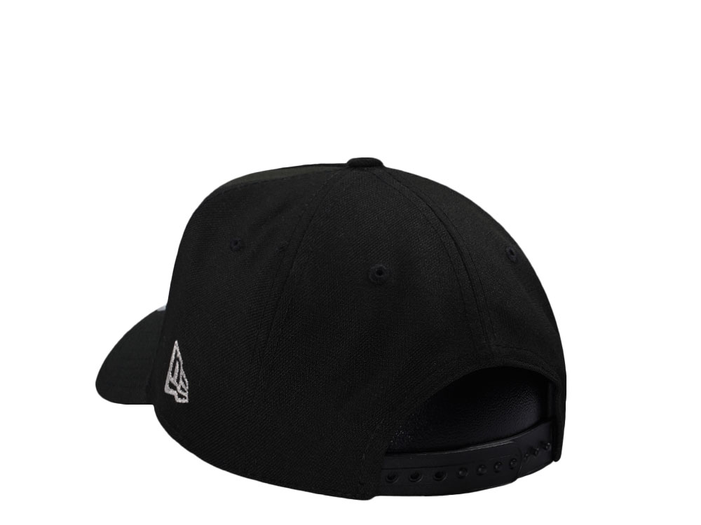 New Era Seattle Mariners Kanji Black Silver Prime Edition 9Forty A Frame Snapback Cap
