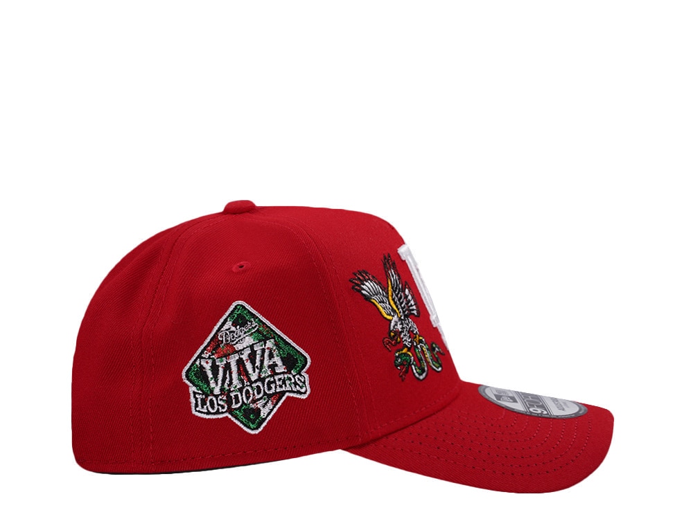 New Era Los Angeles Dodgers Viva Eagle Scarlet Prime Edition 9Forty A Frame Snapback Cap