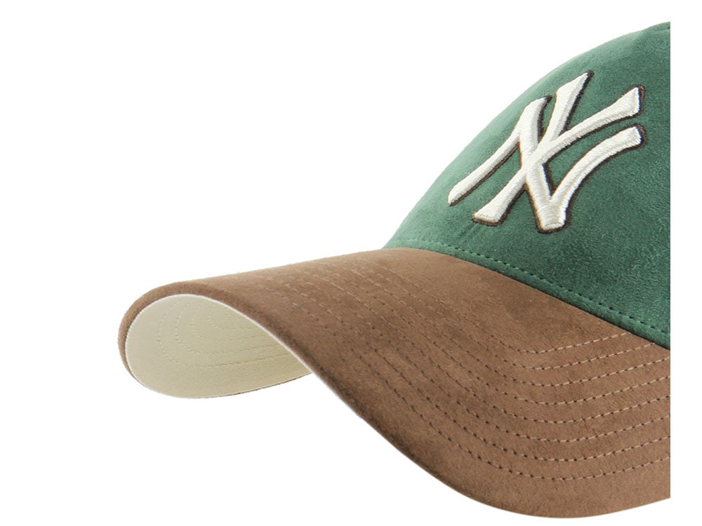 47Brand New York Yankees Dark Green Ultrasuede Edition MVP Strapback Cap
