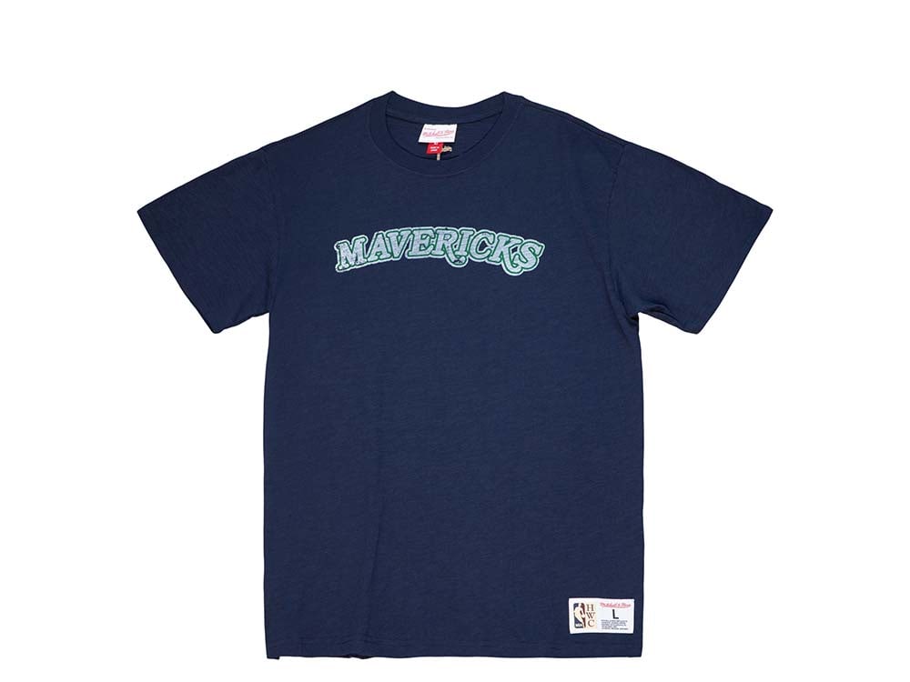 Mitchell & Ness Dallas Mavericks Legendary Navy Vintage T-Shirt