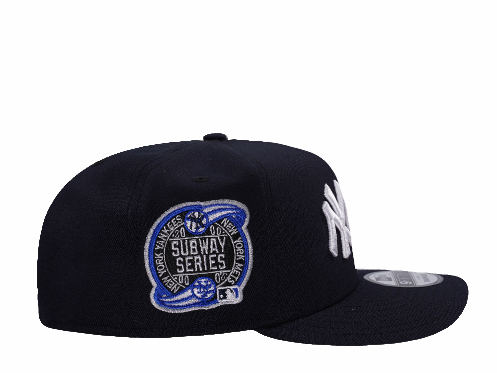 New Era New York Yankees New York Mets Subway Series Navy Prime Edition 9Fifty A Frame Snapback Cap