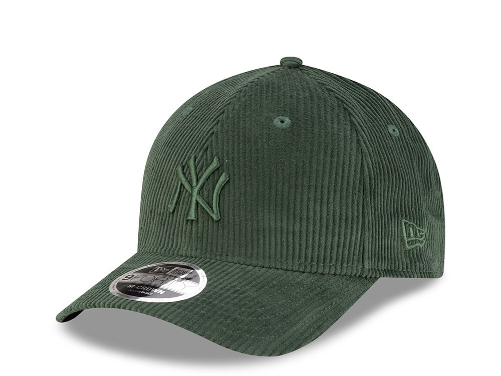New Era New York Yankees Dark Green Corduroy 9Forty M Crown
