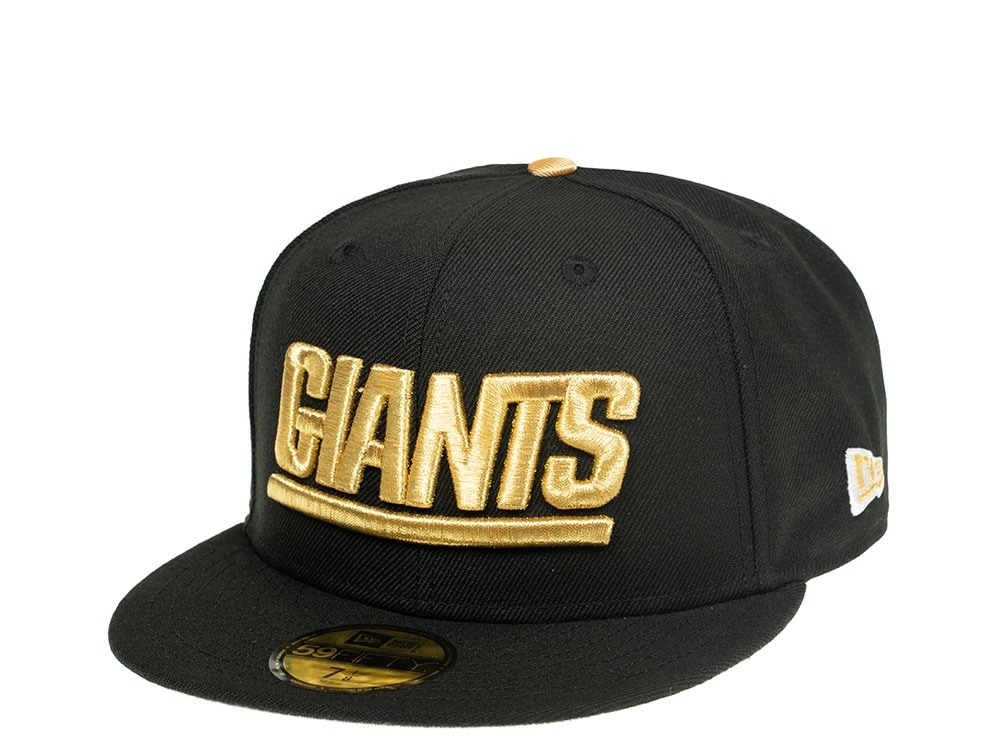 New Era New York Giants Black and Gold Edition 59Fifty Fitted Cap