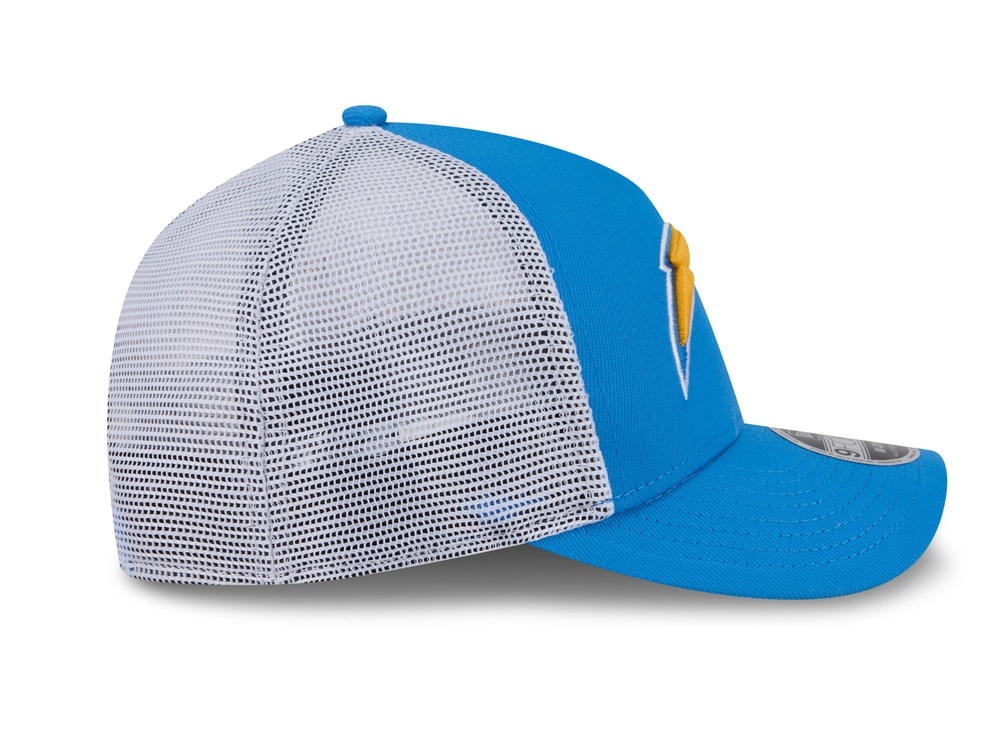 New Era Los Angeles Chargers Official Team Color Edition 9Forty M Crown A Frame Trucker Snapback Cap
