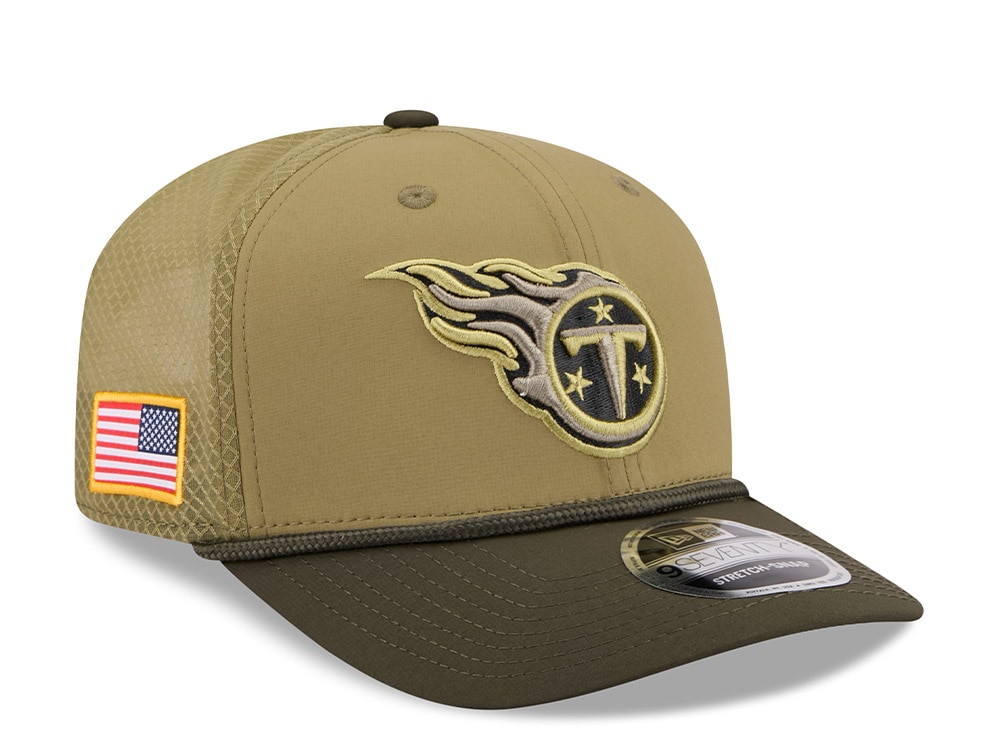 New Era Tennessee Titans Salute To Service 2025 9Seventy Snapback Cap