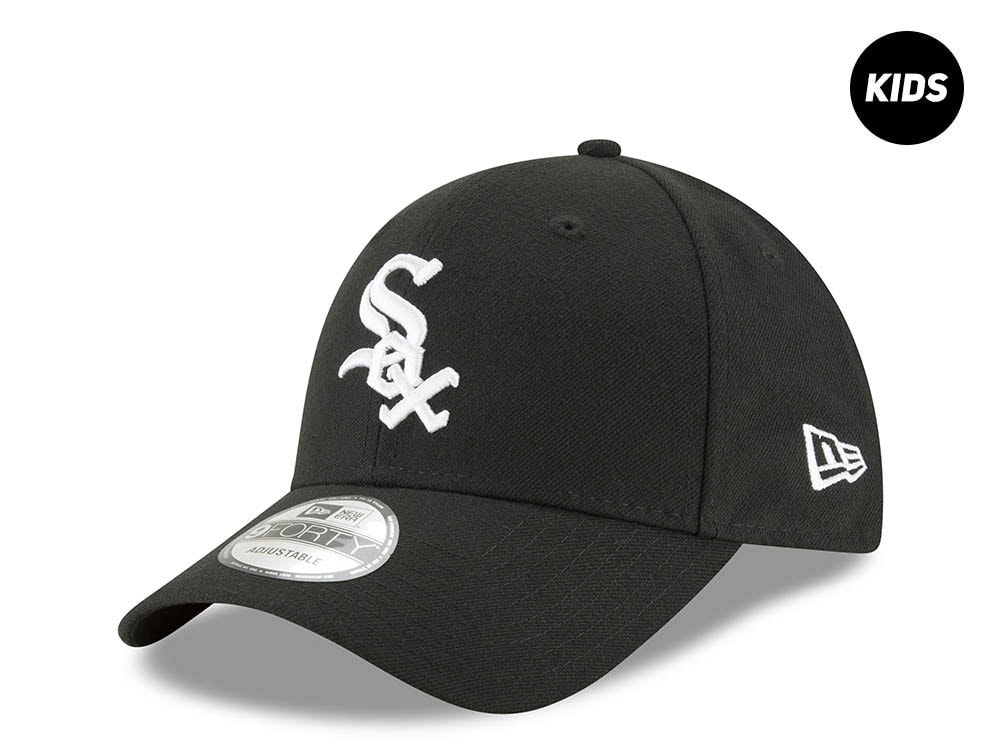 New Era Chicago White Sox Black Kids 9Forty Strapback Cap