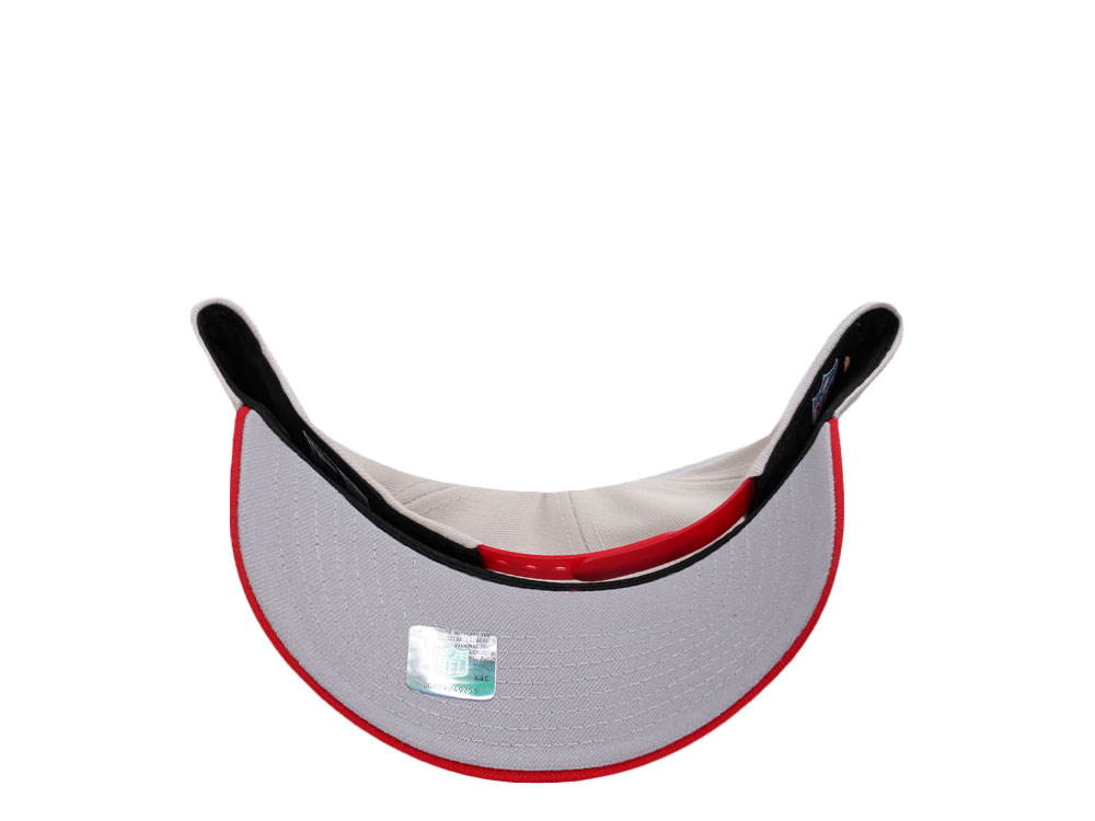 New Era Kansas City Chiefs Stone Two Tone 9Forty A Frame Snapback Cap